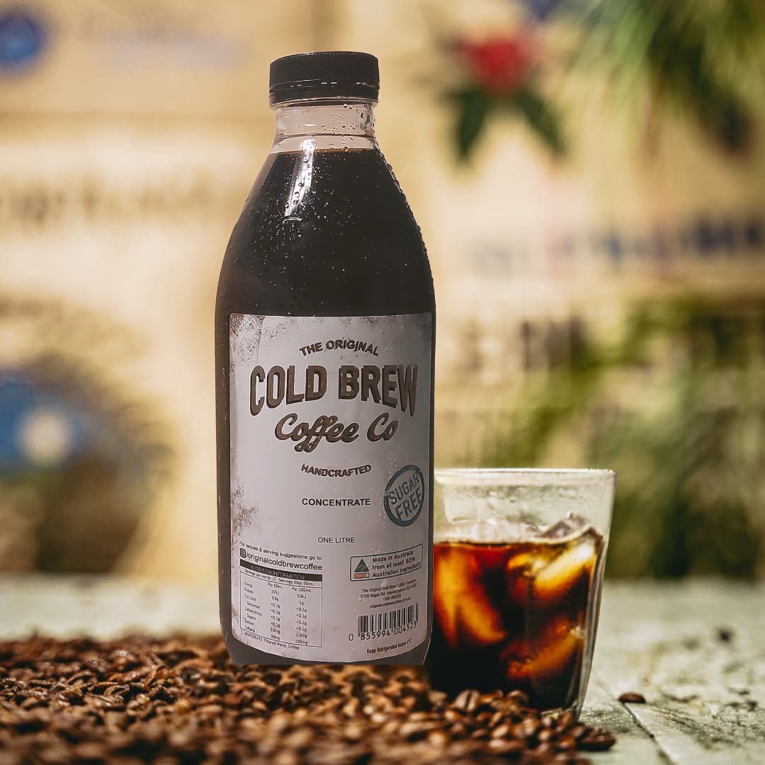 Original Cold Brew Coffee Co Sugar Free Concentrate -1 litre Pouch