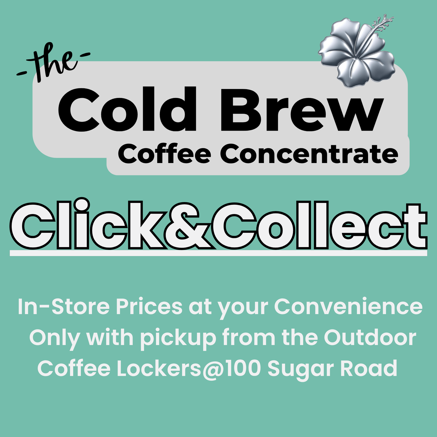 24HR Click & Collect Cold Brew Coffee Company Concentrate 1 litre Bottle